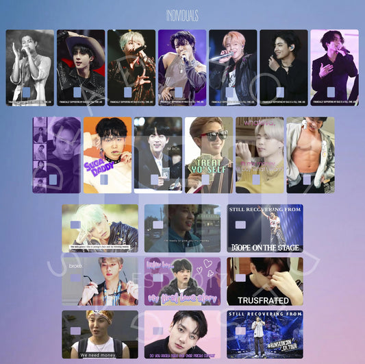 KPOP Credit Card Skin (Chip Options)