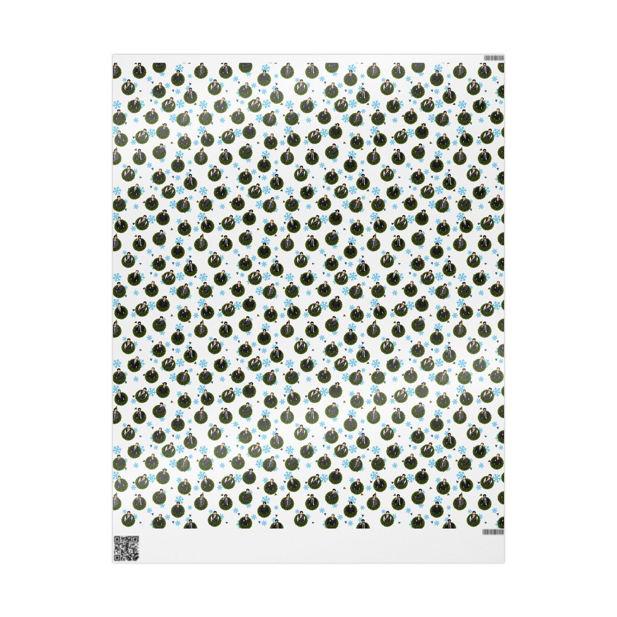 Holiday Wreath Wrapping Paper