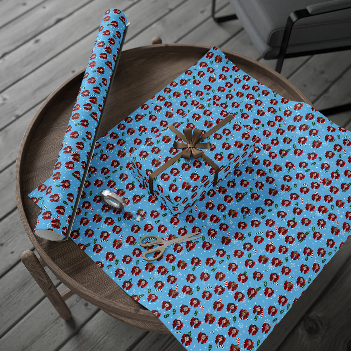 Holiday Bow Wrapping Paper
