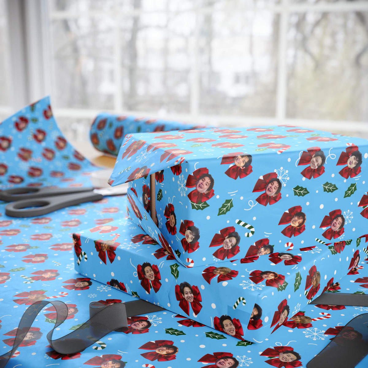 Holiday Bow Wrapping Paper