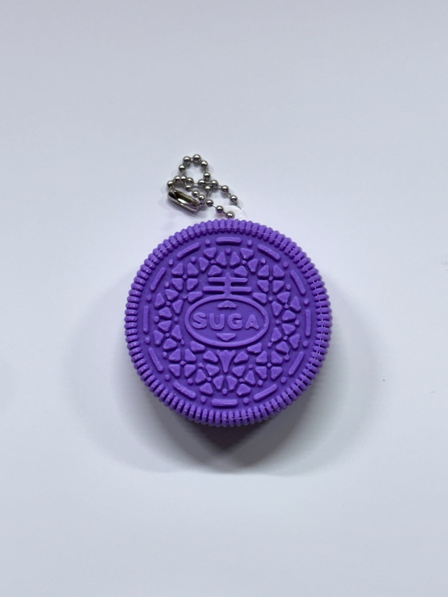 Purple Cookie Keychain