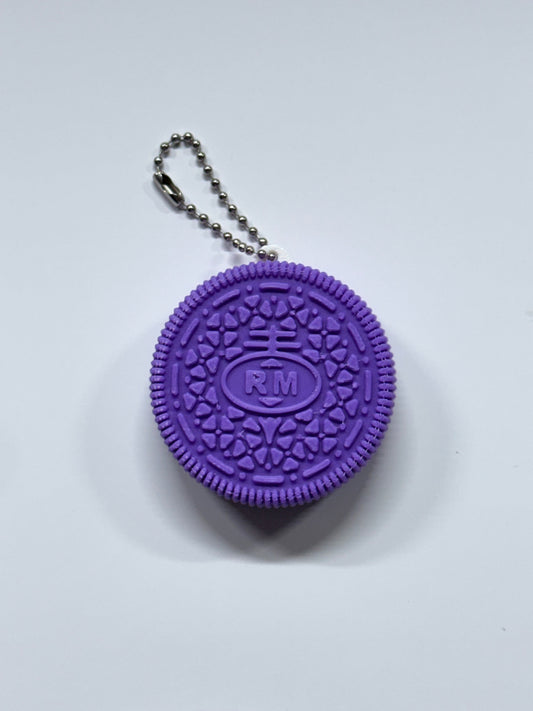 Purple Cookie Keychain
