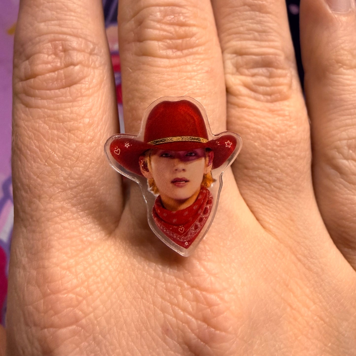 **PRE-ORDER** BTS Cowboy Era Adjustable Acrylic Fidget & Stationary Option Rings