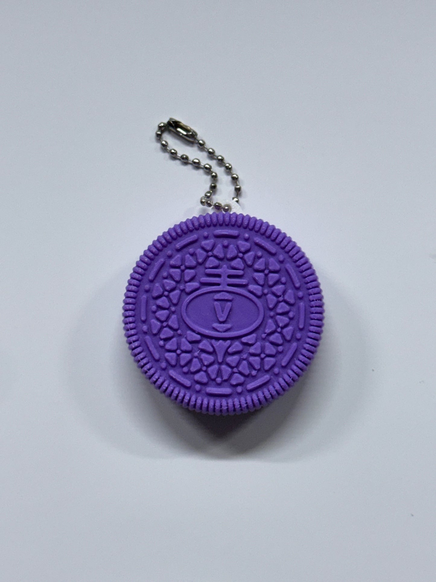 Purple Cookie Keychain