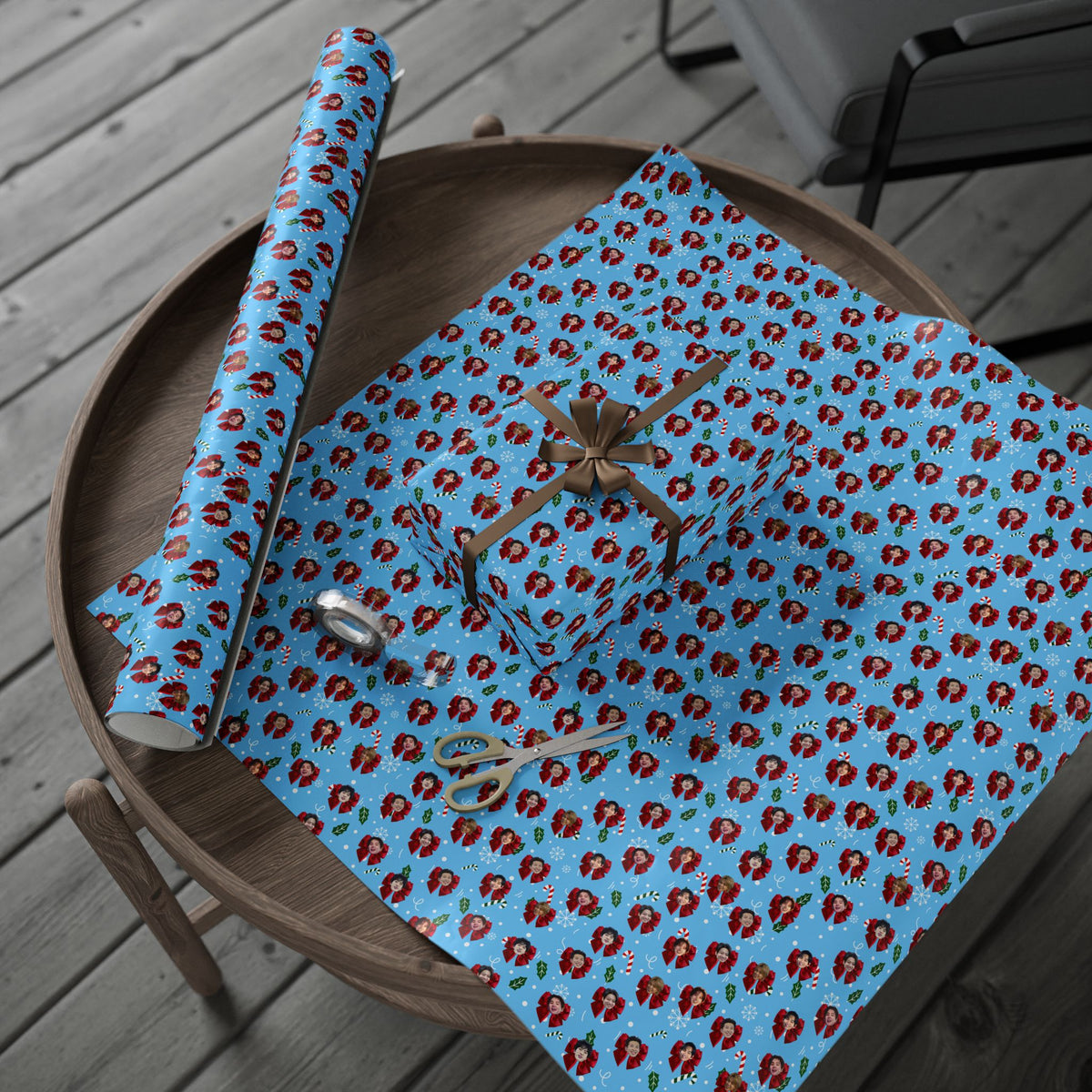 Holiday Bow Wrapping Paper