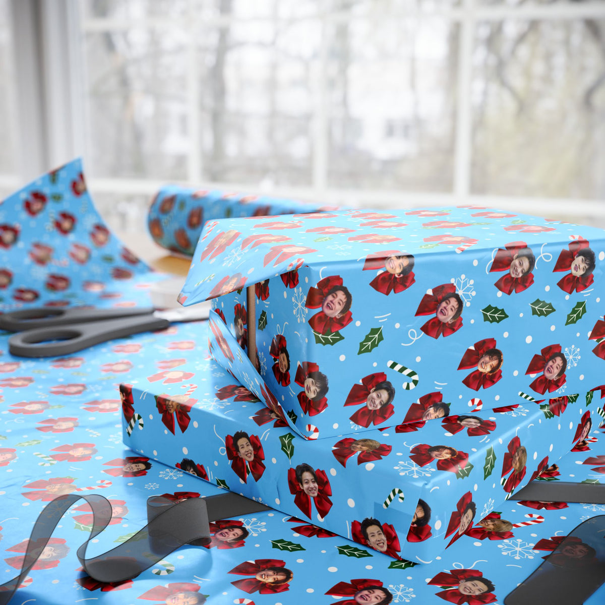 Holiday Bow Wrapping Paper