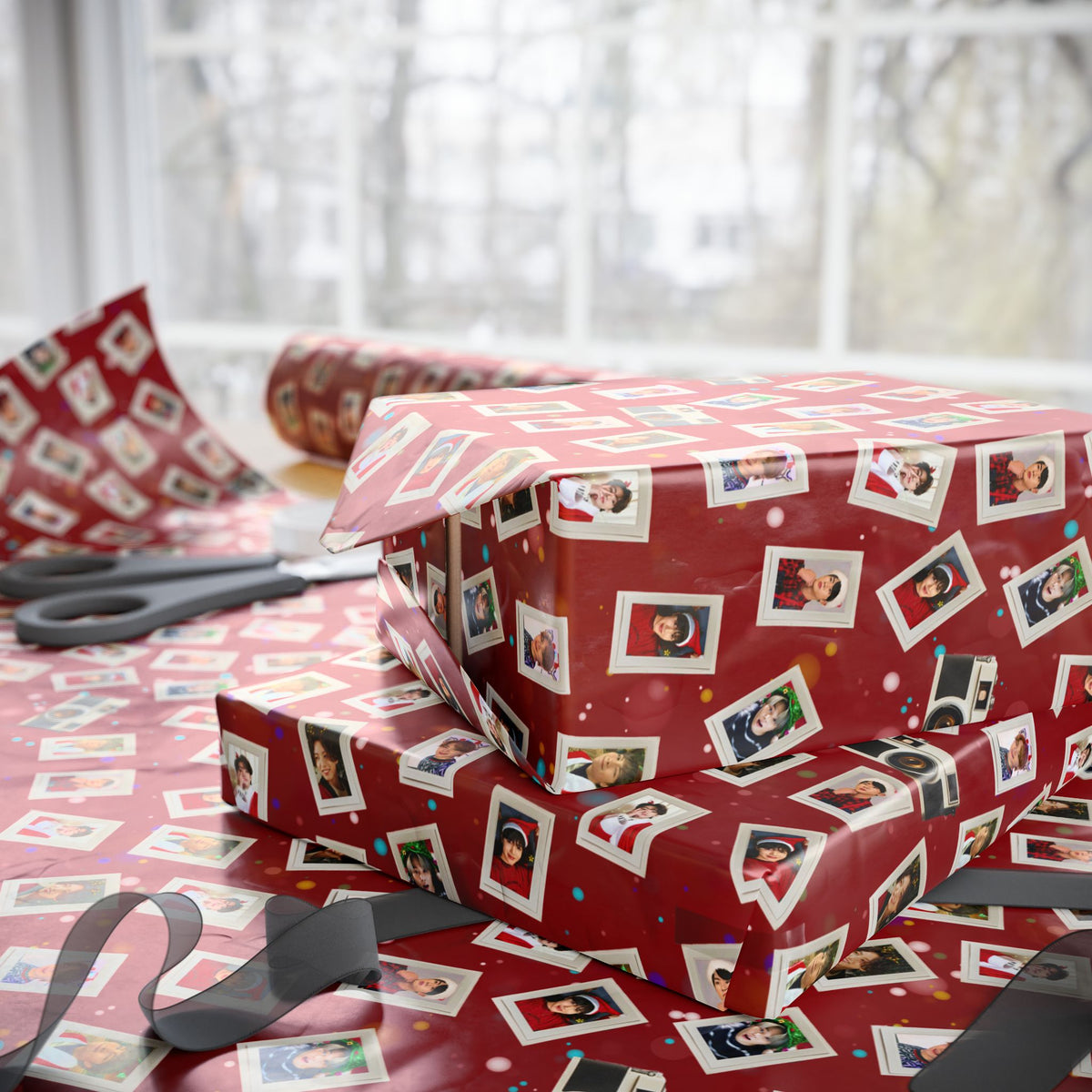 Holiday Snapshots Wrapping Paper