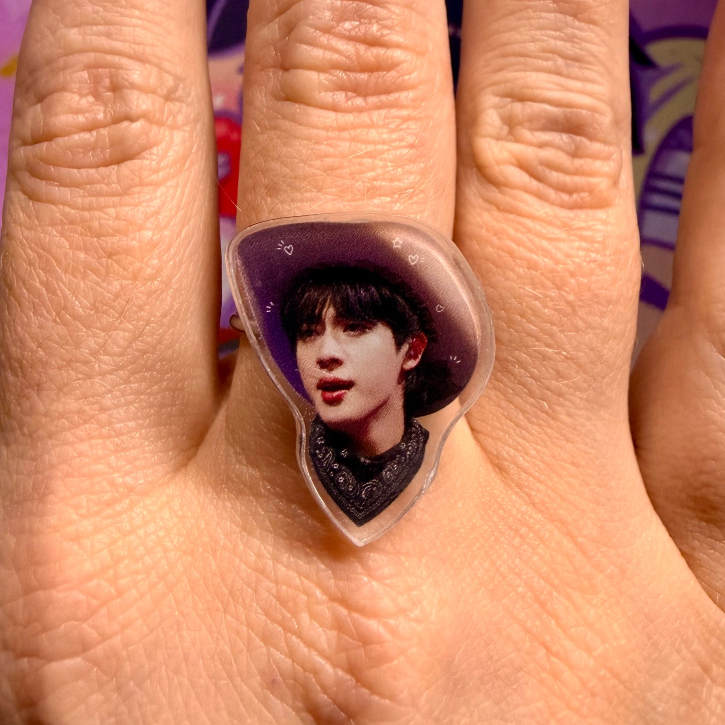 **PRE-ORDER** BTS Cowboy Era Adjustable Acrylic Fidget & Stationary Option Rings