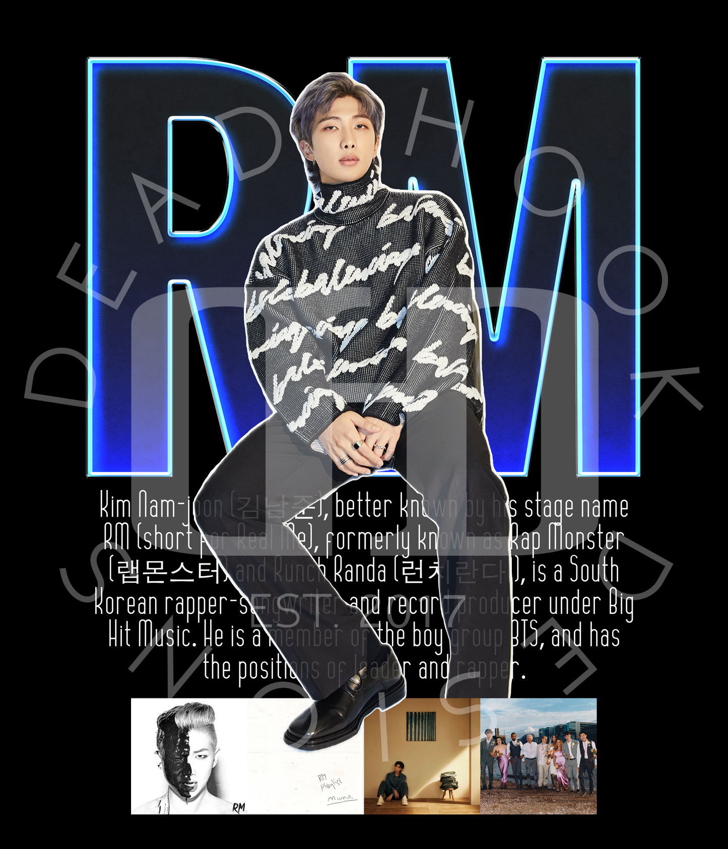 Namjoon/RM Gildan Unisex Tshirt.
