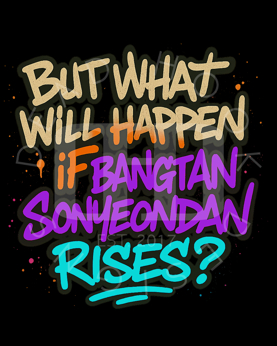 "Attack on Bangtan" inspired t-shirt