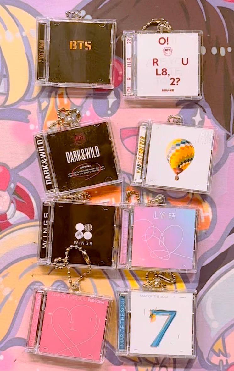 Mini NFC Album CD Keychain