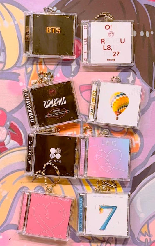 Mini NFC Album CD Keychain