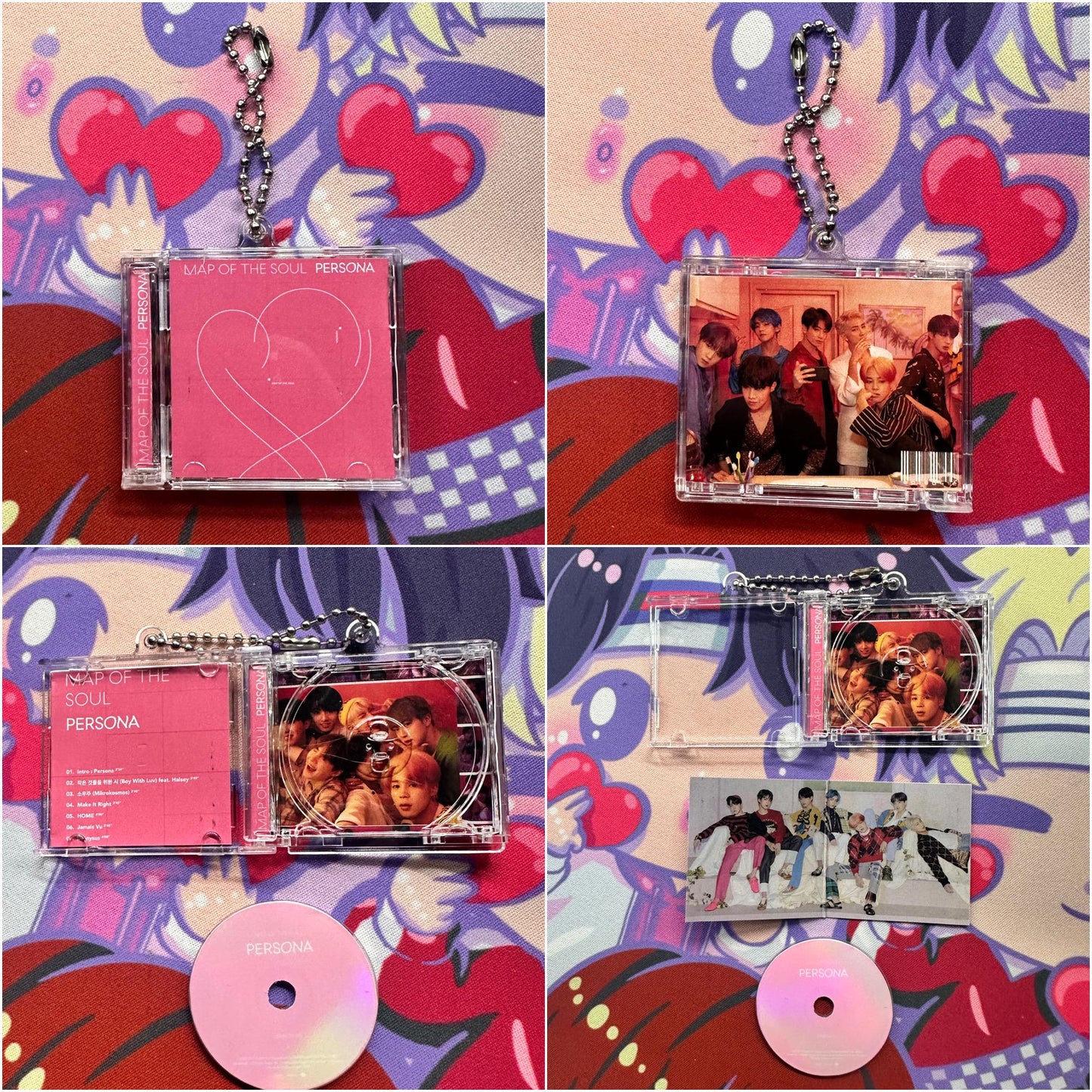 Mini NFC Album CD Keychain