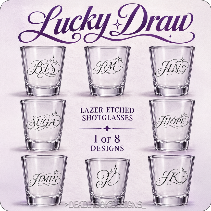 BTS Bias Shot Glass