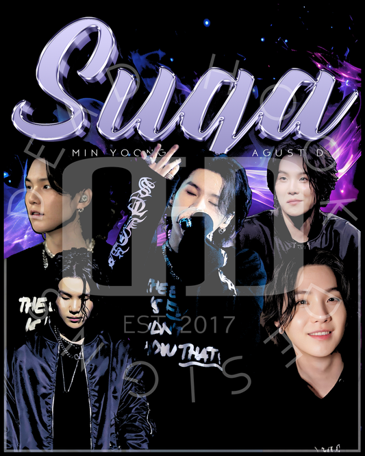 Suga of BTS Unisex Ultra Cotton Tee